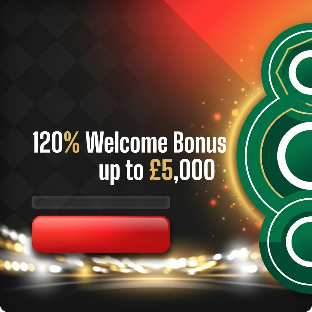120% Welcome Bonus up to £5,000